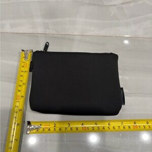 Dagne Dover Black Zipper Pouch